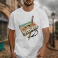 Retro Cassette Tape & Pencil Rewind Nostalgia Party 80s 90s Premium Unisex T-Shirt