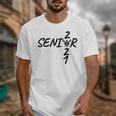 Senior 2021 Lacrosse Sticks And Ball Graduation Unisex T-Shirt