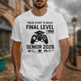 Senior 2026 Final Level Gamer Graduation 2026 Unisex T-Shirt