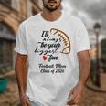 Senior Football Mom Class Of 2026 Graduation Graduate Unisex T-Shirt