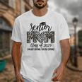 Senior Mom Class Of 2025 Senior Mama 2025 Leopard Graduation Unisex T-Shirt