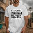 I Survived My Wife's Doctorate Program PhD Graduation Unisex T-Shirt
