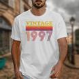 Vintage 1997 Retro Style 90's Born Nostalgia Vibes Birthday Premium Tri-Blend Unisex T-Shirt