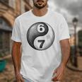Vintage 6 7 Sketch Yin Yang Namaste Six Seven Nostalgia Unisex T-Shirt