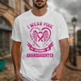 I Wear Pink In Memory Of My Granddaughter Breast Cancer Unisex T-Shirt