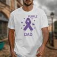 I Wear Purple In Memory Of Dad Pancreatic Cancer Awareness Unisex T-Shirt I Wear Purple In Memory Of Dad Pancreatic Cancer Awareness Unisex T-Shirt