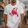 Yk2 Grunge Scary Cat With Shooting Stars 90s Nostalgia Unisex T-Shirt Yk2 Grunge Scary Cat With Shooting Stars 90s Nostalgia Unisex T-Shirt