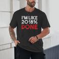 2018 Percent Done Senior Graduation Shirt Unisex T-Shirt