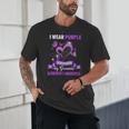 Alzheimer's Awareness I Wear Purple In Memory Of My Grandma Unisex T-Shirt