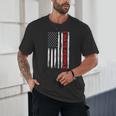American Flag Loner Geeks Antisocial For Introvert Pride Unisex T-Shirt