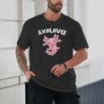 Axolovert Axolotl Humor Salamander Introvert Unisex T-Shirt