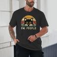 Cat Eww People Introvert Meme Women Men Kids Unisex T-Shirt