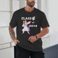 Class Of 2018 Graduation Him Her Unicorn Dabbing Shirt Unisex T-Shirt