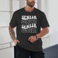 Class Of 2024 High School Senior Graduation Groovy Wave Unisex T-Shirt