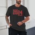 Class Of 2024 Senior Back To School Vintage Graduation Tee Unisex T-Shirt