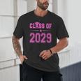 Class Of 2029 Pink Girls Shirt Graduation Unisex T-Shirt