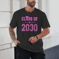 Class Of 2030 Pink Girls Shirt Graduation Unisex T-Shirt