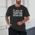 Class Of 2031 Graduation Kindergarten Back To School Unisex T-Shirt