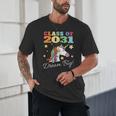 Class Of 2031 Magical Unicorn Graduation Cap Unisex T-Shirt