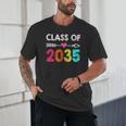 Class Of 2035 Kindergarten Pre K Grow With Me Graduation Unisex T-Shirt