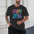 Class Of 2036 First Day Kindergarten Grow With Me Graduation Unisex T-Shirt
