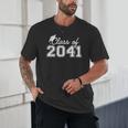 Class Of 2041 Grow With Me Graduation First Day Of School Unisex T-Shirt