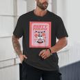 Cool Fun Cute Party Introvert Cat Character Unisex T-Shirt Cool Fun Cute Party Introvert Cat Character Unisex T-Shirt