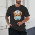 Corgi Dog Nurse RN Nursing School Graduation Unisex T-Shirt