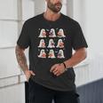 Cute Ghost Reading Book Lovers Halloween Ghost Unisex T-Shirt