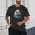 Cute Manatee Reading Book Bookworm Readers Manatee Lover Unisex T-Shirt Cute Manatee Reading Book Bookworm Readers Manatee Lover Unisex T-Shirt