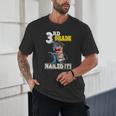 Dinosaur Graduation Cap Gown 3rd Grade Graduate Nailed It Unisex T-Shirt
