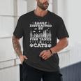 Easily Distracted By Fish Tanks And Cats Lover Introvert Unisex T-Shirt Easily Distracted By Fish Tanks And Cats Lover Introvert Unisex T-Shirt