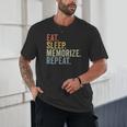 Eat Sleep Memorize Repeat Memory Unisex T-Shirt