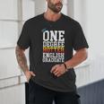 English Major Shirt Now Hotter By One Degree Graduation Unisex T-Shirt