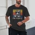 Ew People Introvert Cat Lover Crazy Vintage Cat Lady Unisex T-Shirt Ew People Introvert Cat Lover Crazy Vintage Cat Lady Unisex T-Shirt