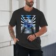 Frutiger Aero Aesthetic Tech Checkered Room Orb Sky Unisex T-Shirt Frutiger Aero Aesthetic Tech Checkered Room Orb Sky Unisex T-Shirt
