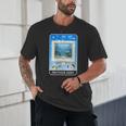 Frutiger Aero Aesthetic Tech Computer Aquarium Tarot Card Unisex T-Shirt