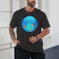 Frutiger Aero Aesthetic Tech Orb Fishes Unisex T-Shirt