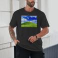 Frutiger Aero Meadow Aesthetic Y2k 2000s Ironic Nostalgic Unisex T-Shirt