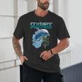 Frutiger Aero Splashy Dolphin Y2k Aesthetic Graphic Unisex T-Shirt