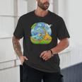 Frutiger Aero Y2K Fashion Trends Statement Piece Tech Orange Unisex T-Shirt