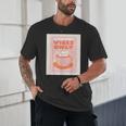 Fun Cool Cute Introvert Cat Character Quote Tea Cup For Men Women Unisex T-Shirt