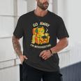 Go Away I'm Introverting Cat Coffee Headphones Unisex T-Shirt Go Away I'm Introverting Cat Coffee Headphones Unisex T-Shirt