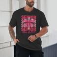 Graduate 2025 For Senior 2025 Graduation Coquette Pink Bow Unisex T-Shirt