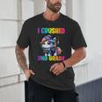 Graduation I Crushed 2nd Grade Unicorn Girls Grad Magical Unisex T-Shirt