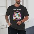 Happy Last Days Of School Graduation Class 2022 Unicorn Girl Unisex T-Shirt