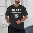 Highly Defensive Armadillo Shield Introvert Boundaries Unisex T-Shirt Highly Defensive Armadillo Shield Introvert Boundaries Unisex T-Shirt