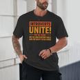 Introvert Antisocial Sarcasm Introverts Unite Anti Social Unisex T-Shirt