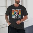 Introvert Cat How Do I Block You Retro Cat Sarcastic Men Women Girls Unisex T-Shirt