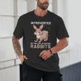 Introverted Rabbits Bunny Lover Rabbit Introvert Unisex T-Shirt Introverted Rabbits Bunny Lover Rabbit Introvert Unisex T-Shirt